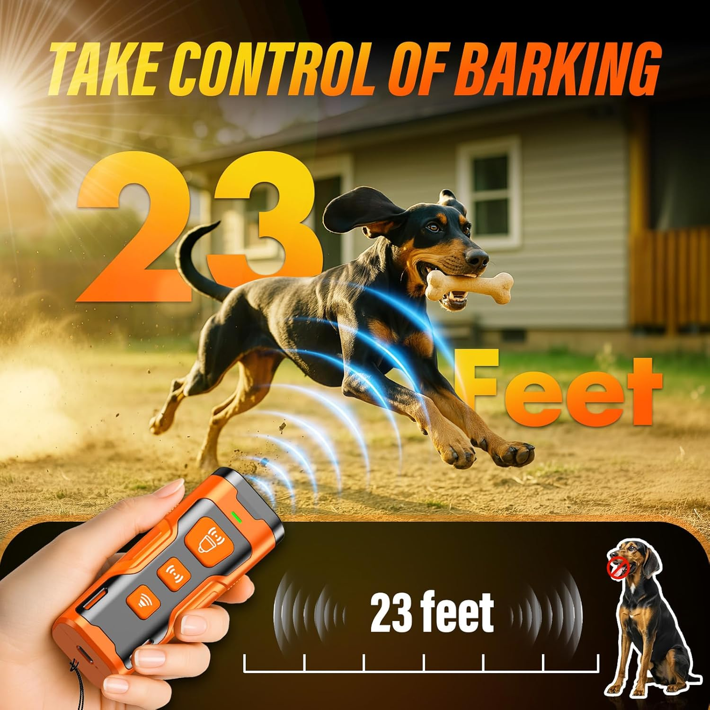 Dog Bark Deterrent Device